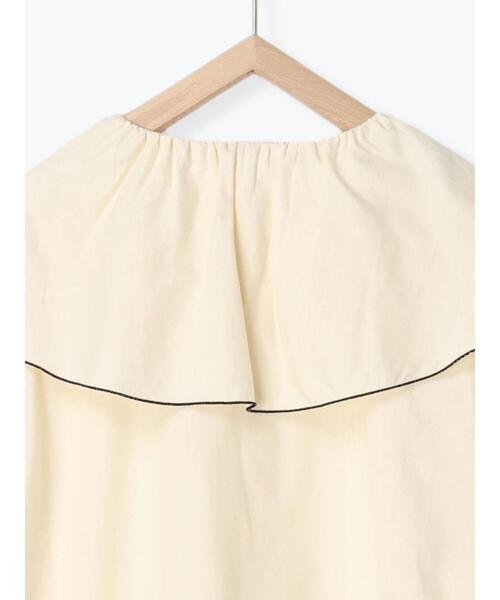 ehka sopo（エヘカソポ）の「◎ビッグ襟ワンピース（ワンピース・レディース・ブラック/ブラウン/キナリ・F）」の14枚目の写真