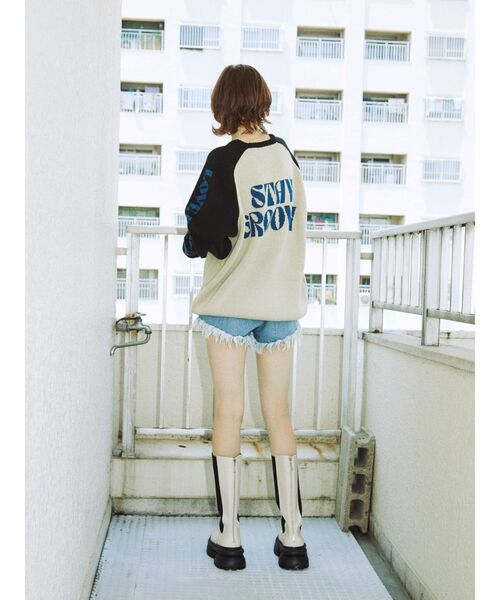 jouetie（ジュエティ）の「ジャカードラグランニット（ニット/セーター・レディース・アイボリー/カーキ/グレー・MEDIUM）」の14枚目の写真