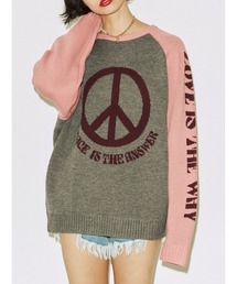 jouetie | ジャカードラグランニット(ニット/セーター)