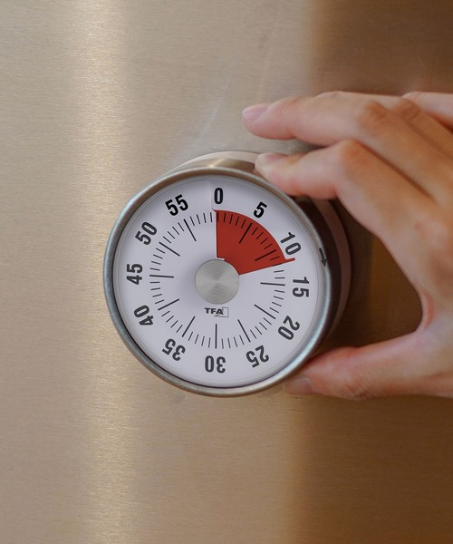 HIGHTIDE（ハイタイド）の「TFA Dostmann TFA ドストマン Analogue kitchen timer PUCK 38.1028 アナログキッチンタイマー パック 38.1028（キッチンツール・レディース・その他/ブラック・FREE）」の5枚目の写真