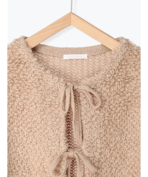 ehka sopo（エヘカソポ）の「ループニットベスト（ベスト・レディース・ブラウン/キナリ/ベージュ・F）」の19枚目の写真
