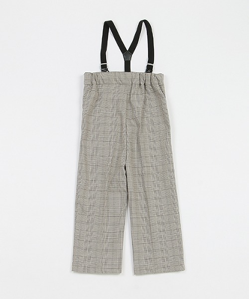 petit main(プティマイン)の「【リンク】ハイウエストサスパンツ(キッズ)(その他パンツ・キッズ・トップグレー/ブラック/マルチ・S/M/L)」の4枚目の写真