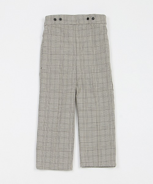 petit main(プティマイン)の「【リンク】ハイウエストサスパンツ(キッズ)(その他パンツ・キッズ・トップグレー/ブラック/マルチ・S/M/L)」の5枚目の写真