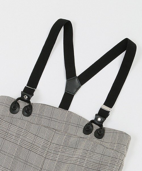 petit main(プティマイン)の「【リンク】ハイウエストサスパンツ(キッズ)(その他パンツ・キッズ・トップグレー/ブラック/マルチ・S/M/L)」の6枚目の写真