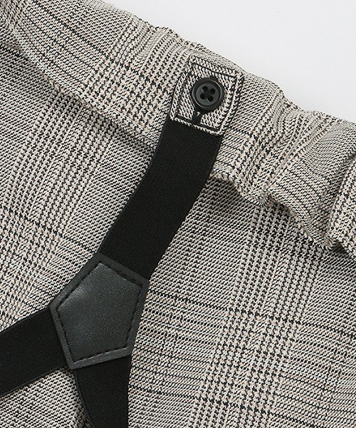 petit main(プティマイン)の「【リンク】ハイウエストサスパンツ(キッズ)(その他パンツ・キッズ・トップグレー/ブラック/マルチ・S/M/L)」の7枚目の写真