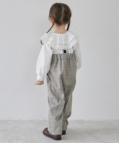 petit main(プティマイン)の「【リンク】ハイウエストサスパンツ(キッズ)(その他パンツ・キッズ・トップグレー/ブラック/マルチ・S/M/L)」の16枚目の写真