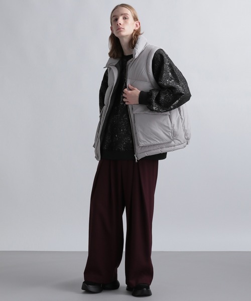 HARE（ハレ）の「モールジャガードペイズリースウェット(HARE)（スウェット・メンズ・ブラック/グレー/レッド・FREE）」の4枚目の写真