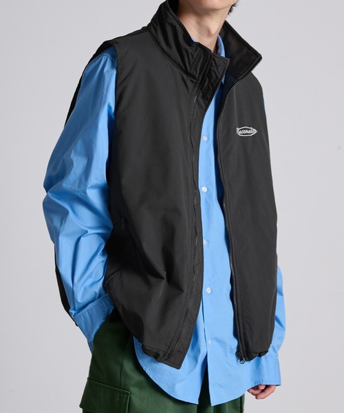 Anchor Smith(アンカー スミス)の「ビッグシルエットスタンドネック中綿ベスト(ベスト・メンズ・ネイビー/ブラック/グレー・M/L)」の5枚目の写真