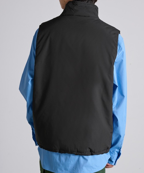 Anchor Smith(アンカー スミス)の「ビッグシルエットスタンドネック中綿ベスト(ベスト・メンズ・ネイビー/ブラック/グレー・M/L)」の6枚目の写真