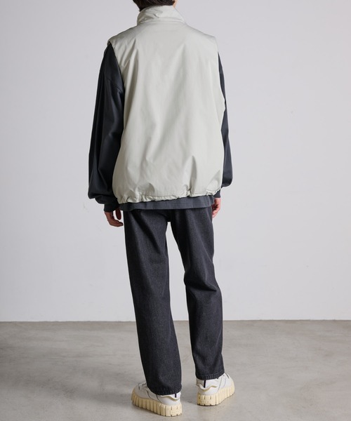 Anchor Smith(アンカー スミス)の「ビッグシルエットスタンドネック中綿ベスト(ベスト・メンズ・ネイビー/ブラック/グレー・M/L)」の21枚目の写真