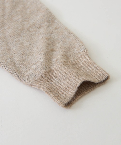 CUBE SUGAR(キューブシュガー)の「リサイクルニットジャガードプルオーバー(ニット/セーター・レディース・ベージュ/ネイビー/レッド・M)」の21枚目の写真