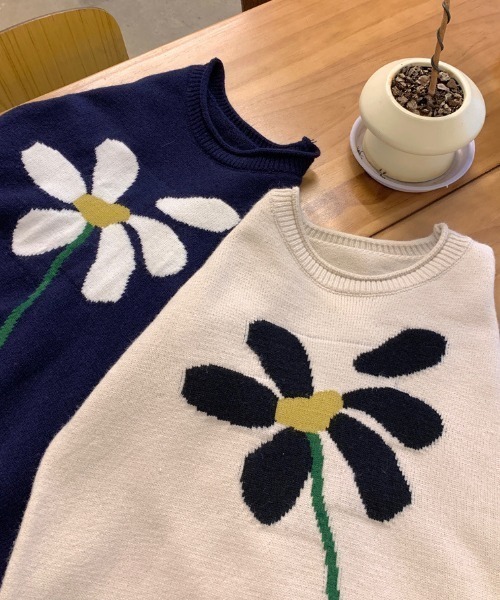 XLARGE 花柄セーター XL XLARGE】エクストララージ 花柄プリントニット Lサイズ - メルカリ