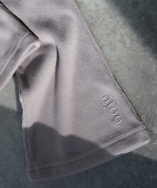 ooju（オージュ）の「【ooju】ハイウエストリブパンツ（その他パンツ・キッズ・カーキ/グレー/ラベンダー/キャメル/ベージュ・1/2/3/4）」の6枚目の写真