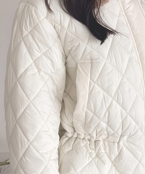 shrita(シュリータ)の「【shrita】キルティングショートジャケット(その他アウター・キッズ・ブラウン/アイボリー・M/L)」の6枚目の写真