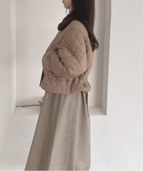 shrita(シュリータ)の「【shrita】キルティングショートジャケット(その他アウター・キッズ・ブラウン/アイボリー・M/L)」の16枚目の写真