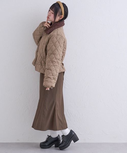 shrita(シュリータ)の「【shrita】キルティングショートジャケット(その他アウター・キッズ・ブラウン/アイボリー・M/L)」の21枚目の写真