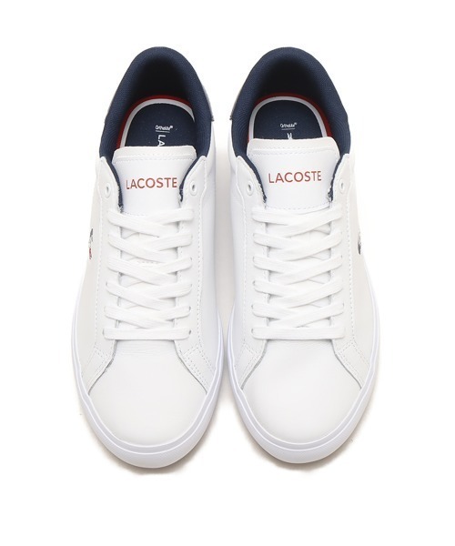 LACOSTE(ラコステ)の「LACOSTE POWERCOURT TRI22 1 SFA / ラコステ パワーコート TRI22 1SFA(スニーカー・レディース・ホワイト・22.5cm/23.0cm/23.5cm/24.0cm/24.5cm)」の7枚目の写真