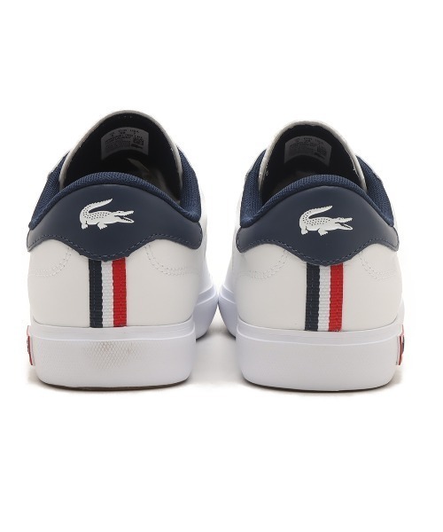 LACOSTE(ラコステ)の「LACOSTE POWERCOURT TRI22 1 SFA / ラコステ パワーコート TRI22 1SFA(スニーカー・レディース・ホワイト・22.5cm/23.0cm/23.5cm/24.0cm/24.5cm)」の8枚目の写真