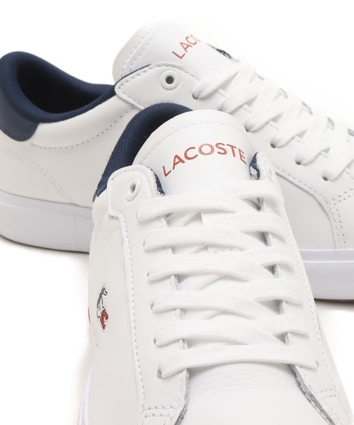 LACOSTE(ラコステ)の「LACOSTE POWERCOURT TRI22 1 SFA / ラコステ パワーコート TRI22 1SFA(スニーカー・レディース・ホワイト・22.5cm/23.0cm/23.5cm/24.0cm/24.5cm)」の10枚目の写真