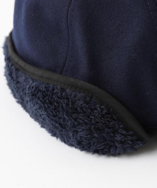 coen(コーエン)の「メルトンイヤーマフキャップ(キャップ・メンズ・ブラック/ネイビー/ダークグレー・FREE)」の4枚目の写真