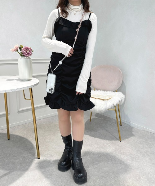 apres jour(アプレジュール)の「アソートキャミワンピース【ZOZOTOWN限定アイテム】(ワンピース・レディース・ブラック/ピンク系その他・X-LARGE/フリー)」の7枚目の写真