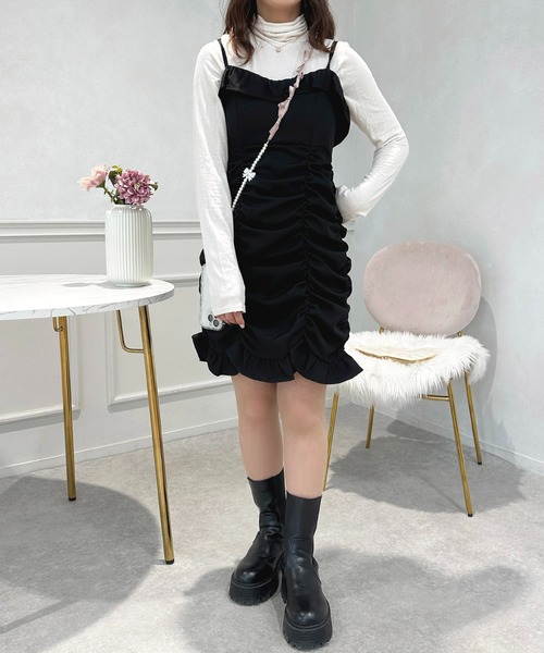apres jour(アプレジュール)の「アソートキャミワンピース【ZOZOTOWN限定アイテム】(ワンピース・レディース・ブラック/ピンク系その他・X-LARGE/フリー)」の8枚目の写真