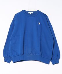 U.S.POLO ASSN./ユーエスポロアッスン 裏毛ボリューム袖オーバーサイズトレーナー