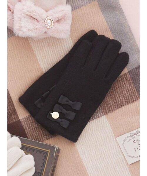 Maison de FLEUR（メゾンドフルール）の「グログランリボングローブ