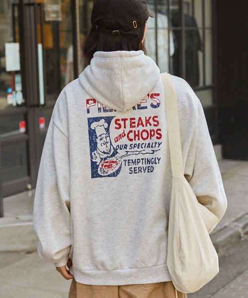 AMERICAN SHOP SIGN】 別注 ヴィンテージライクデザインビッグ裏