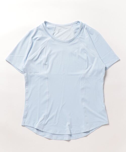 REANO（レアノ）の「【-REANO-レアノ】ヨガ/ランニングフィットネスTシャツ　メッシュデザイン（スポーツグッズ・レディース・ブラック/ブルー/パープル/ホワイト・LARGE/SMALL/MEDIUM/X-LARGE）」の17枚目の写真
