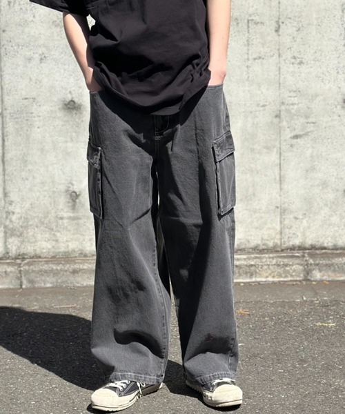 VISION STREET WEAR ルーズデニムカーゴパンツ（カーゴパンツ）｜VISION STREET WEAR（ヴィジョンストリートウェア）