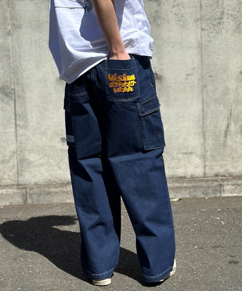 VISION STREET WEAR ルーズデニムカーゴパンツ（カーゴパンツ）｜VISION STREET WEAR（ヴィジョンストリートウェア）