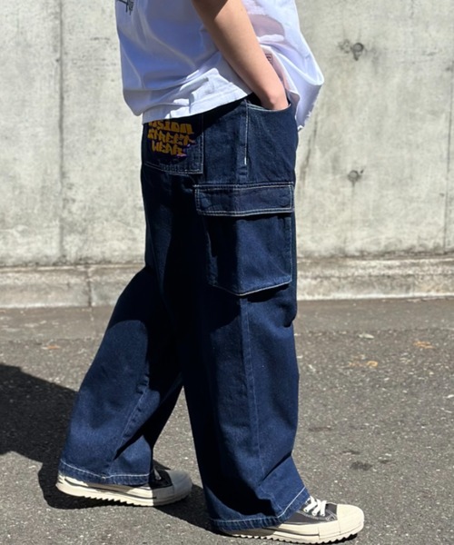 VISION STREET WEAR ルーズデニムカーゴパンツ（カーゴパンツ）｜VISION STREET WEAR（ヴィジョンストリートウェア）