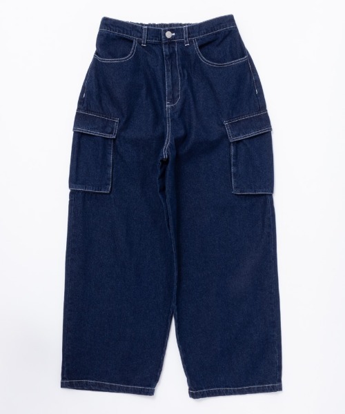 VISION STREET WEAR ルーズデニムカーゴパンツ（カーゴパンツ