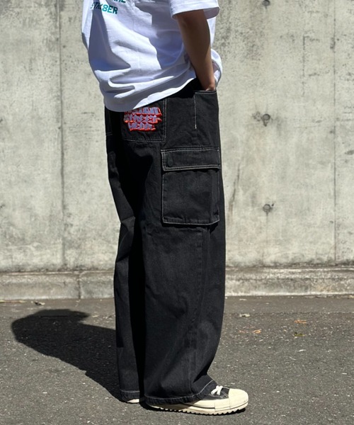 VISION STREET WEAR ルーズデニムカーゴパンツ（カーゴパンツ）｜VISION STREET WEAR（ヴィジョンストリートウェア）