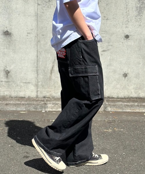 VISION STREET WEAR ルーズデニムカーゴパンツ（カーゴパンツ）｜VISION STREET WEAR（ヴィジョンストリートウェア）