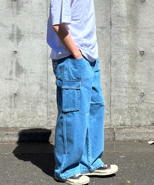 VISION STREET WEAR ルーズデニムカーゴパンツ（カーゴパンツ）｜VISION STREET WEAR（ヴィジョンストリートウェア）
