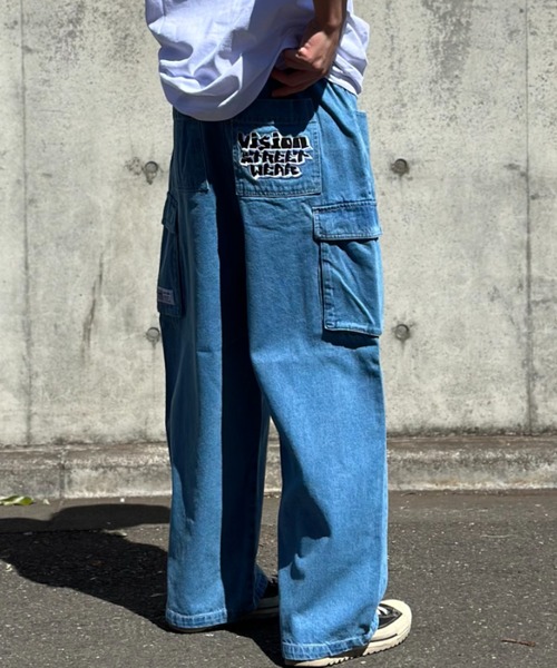 VISION STREET WEAR ルーズデニムカーゴパンツ（カーゴパンツ）｜VISION STREET WEAR（ヴィジョンストリートウェア）