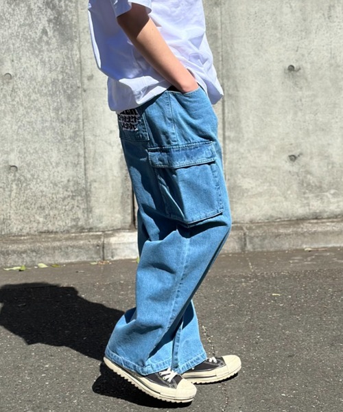 VISION STREET WEAR ルーズデニムカーゴパンツ（カーゴパンツ）｜VISION STREET WEAR（ヴィジョンストリートウェア）