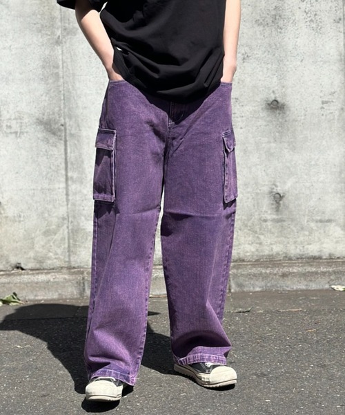 VISION STREET WEAR ルーズデニムカーゴパンツ（カーゴパンツ）｜VISION STREET WEAR（ヴィジョンストリートウェア）