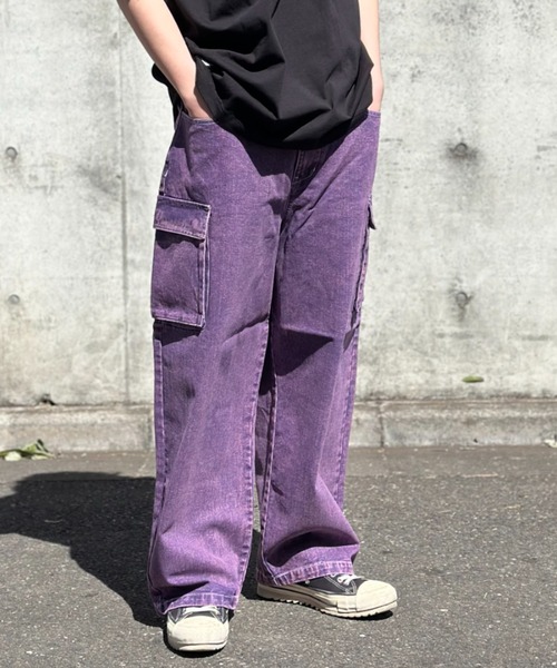 VISION STREET WEAR ルーズデニムカーゴパンツ（カーゴパンツ）｜VISION STREET WEAR（ヴィジョンストリートウェア）