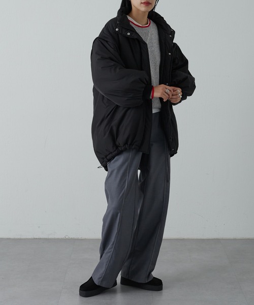 COLONY 2139(コロニートゥーワンスリーナイン)の「杢配色ガゼットニットプルオーバー(ニット/セーター・レディース・グレー/チャコールグレー/ピンク・FREE)」の14枚目の写真