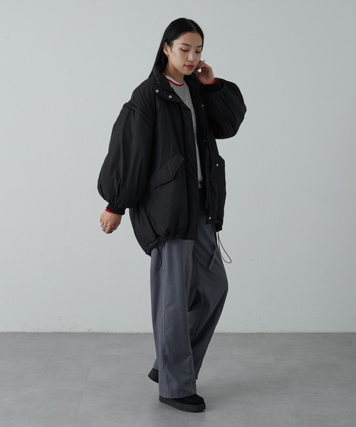 COLONY 2139(コロニートゥーワンスリーナイン)の「杢配色ガゼットニットプルオーバー(ニット/セーター・レディース・グレー/チャコールグレー/ピンク・FREE)」の16枚目の写真