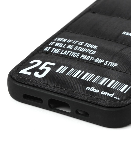 niko and...(ニコアンド)の「オリジナルキルティングiPhoneケース(iPhone13/14)(スマホケース/カバー・レディース・ブラック/カーキ/ライトブルー・0)」の7枚目の写真