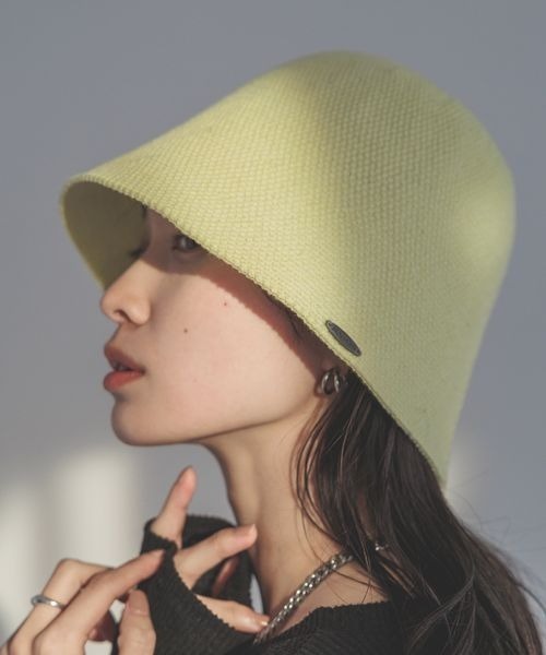 JEANASIS(ジーナシス)の「カノコアミハット/991891(ハット・レディース・ブラック/グレー/ライトイエロー・FREE)」の3枚目の写真