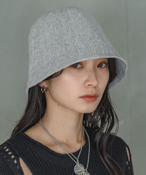 JEANASIS(ジーナシス)の「カノコアミハット/991891(ハット・レディース・ブラック/グレー/ライトイエロー・FREE)」の1枚目の写真