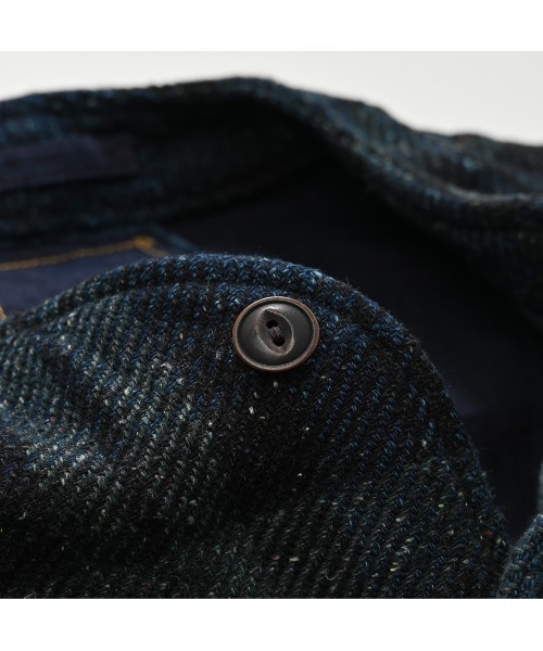 45R（フォーティファイブアール）の「インディゴコットンツイードの908ベスト（ベスト・レディース・ダークインディゴブルー・MEDIUM/SMALL）」の12枚目の写真