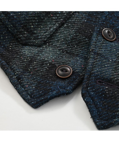 45R（フォーティファイブアール）の「インディゴコットンツイードの908ベスト（ベスト・レディース・ダークインディゴブルー・MEDIUM/SMALL）」の16枚目の写真