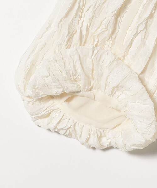 Ray BEAMS(レイビームス)の「Ray BEAMS / シフォン アーム ボレロ(シャツ/ブラウス・レディース・ブラック/オフホワイト・ONE SIZE)」の17枚目の写真