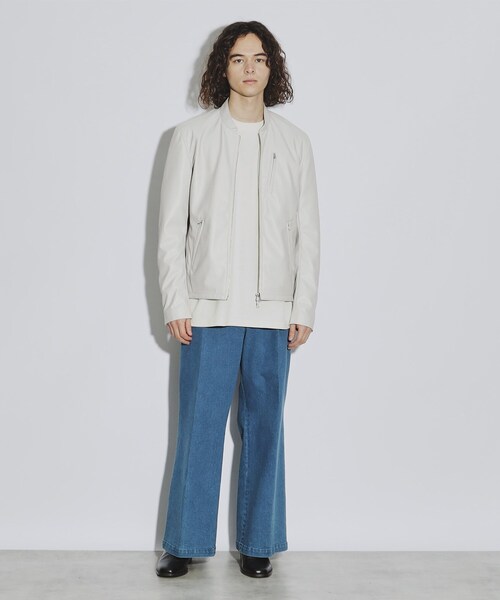 tk.TAKEO KIKUCHI(ティーケータケオキクチ)の「◆シンセティックレザーシングルライダース(ライダースジャケット・メンズ・ブルー系その他/ライトグレー/ブラック/ブラウン系その他・03/04/01/02)」の17枚目の写真